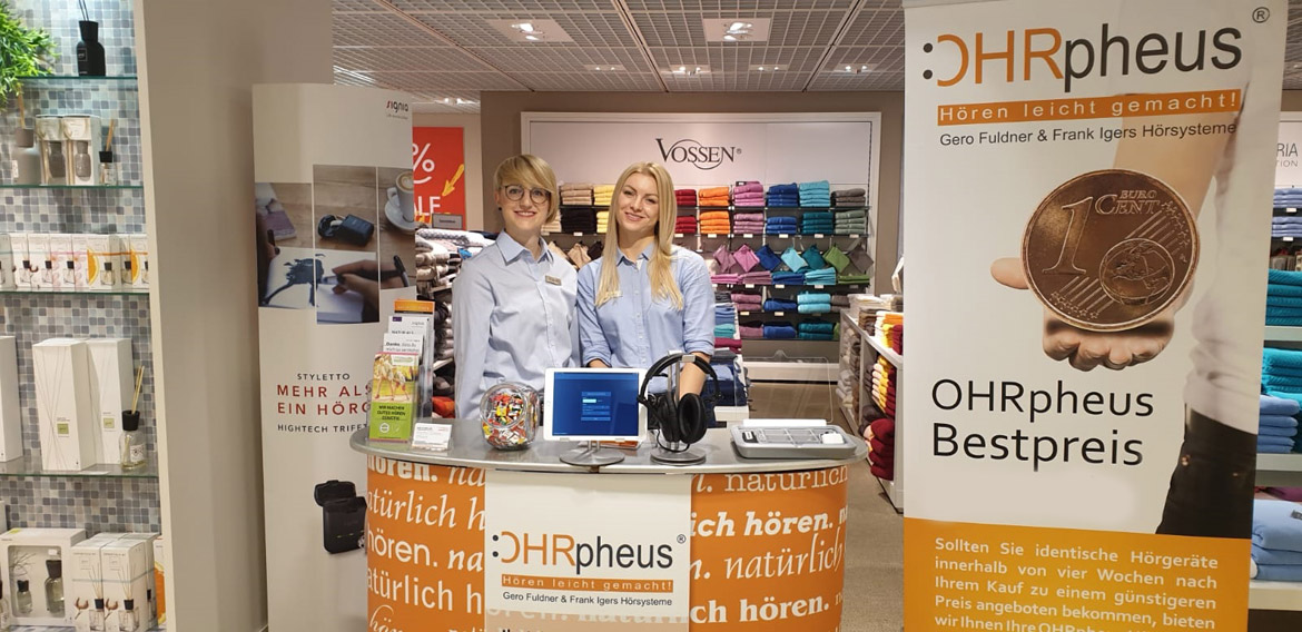 OHRpheus lite Hörgeräte zum Nulltarif* Würzburg und Schweinfurt unsere Meisterinnen informieren Artikelbild